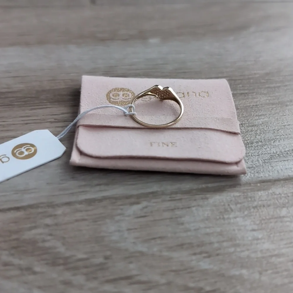 NWT Gorjana Gold Heart Ring - Picture 4 of 16